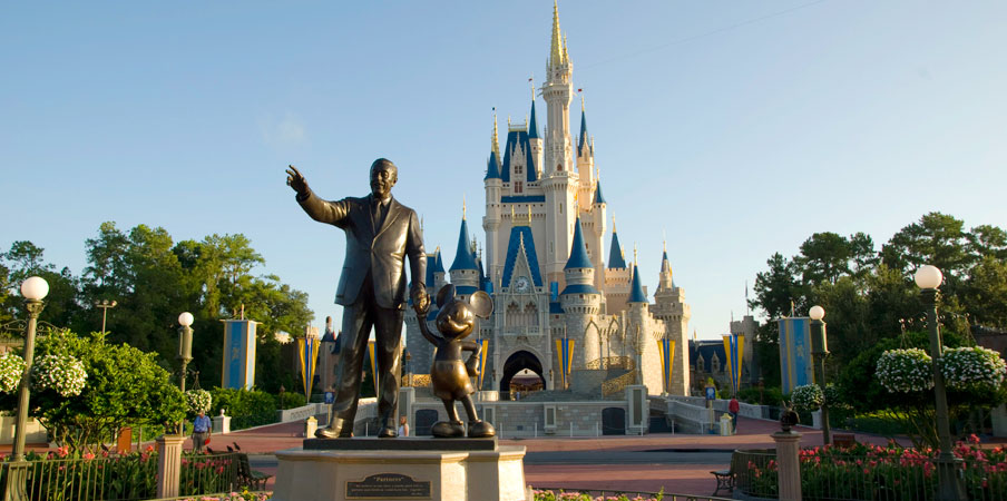 Partners Statue of Walt Disney & Mickey Mouse at Walt Disney World